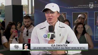 Iga Świątek discusses being one of Times Most Influential People of 2023 | 2023 Madrid Third Round