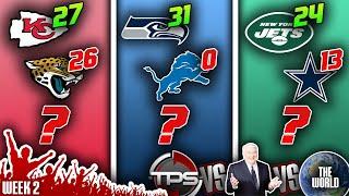 2023 NFL Week 2 PICKS, PREDICTIONS & PRIZES! TPS vs Madden vs THE WORLD!!! Back by Popular Demand!