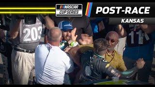 Ross Chastain and Noah Gragson go at it after Kansas | NASCAR