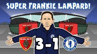 3-1! ARSENAL BEAT CHELSEA! (Super Frank Lampard Song Odegaard Jesus Goals Highlights)