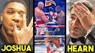 AJ JOSHUA, HEARN REACTION TO DILLIAN WHYTE GETTING KNOCKED OUT! 