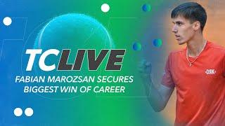 Fabian Marozsan Upsets Alcaraz in Rome | Tennis Channel Live