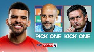Jose Mourinho or Pep Guardiola... Pick One, Kick One | Ryan Fredericks & Dominic Solanke