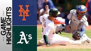 Mets vs. A's Game Highlights (4/16/23) | MLB Highlights