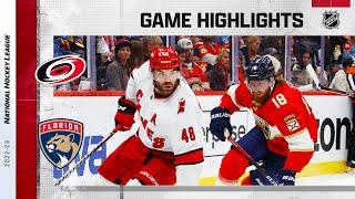 Hurricanes @ Panthers 4/13 | NHL Highlights 2023