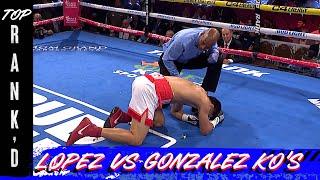 Top 5 Knockouts From Fighters on Lopez vs Gonzalez Fight Card | FIGHTS FRIDAY ESPN