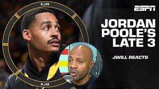 YOU ARE NOT STEPH CURRY  - JWill's message to Jordan Poole after Game 1 | KJM