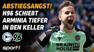Arminia Bielefeld - Hannover 96 | 2. Bundesliga Tore und Highlights 29. Spieltag | SPORT1