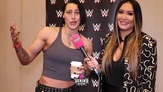 "DOM-DOM IS GOING TO BEAT HIS DAD SENSELESS" WWE STAR RHEA RIPLEY ON CHARLOTTE MATCH, WRESTLE MAN 39