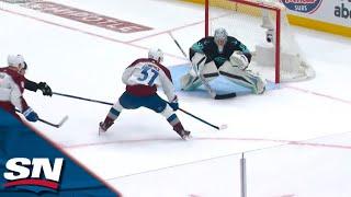 Sprong's Slip Unlocks Shorthanded Avalanche Breakaway, Compher Finishes With Tight Backhand
