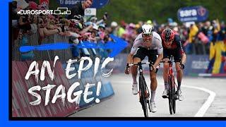 The Fight For The Pink Jersey Is On! | Giro d'Italia Stage 16 Highlights | Eurosport