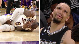 Dillon Brooks EJECTED for contact with LeBron James below the belt | NBA on ESPN