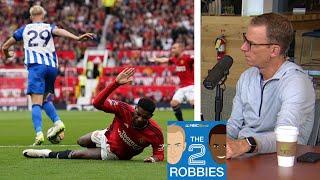 Off-field drama derails Man United against brilliant Brighton | The 2 Robbies Podcast | NBC Sports