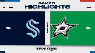 NHL Game 5 Highlights | Kraken vs. Stars - May 11, 2023