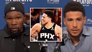 "It Was Spiritual" - Kevin Durant On Devin Booker's 47 Point Performance In Game 5!| April 25, 2023