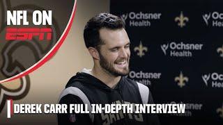 Derek Carr on his new chapter in New Orleans  [FULL INTERVIEW] | NFL on ESPN