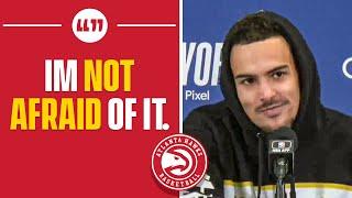 Trae Young SPEAKS ON GAME-WINNING SHOT To Save Hawks from Elimination | CBS Sports