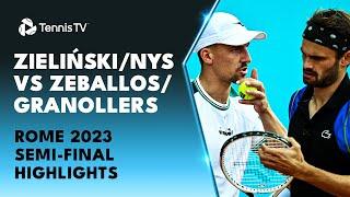 Zieliński/Nys vs Zeballos/Granollers | Rome 2023 Semi-Final Highlights