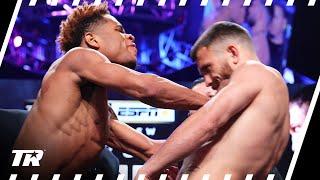 Haney Shoves Loma After Fiery Faceoff | Undisputed Fight Tom. ESPN+ PPV