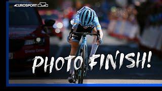 Down To The Wire! | Gaia Realini Inches Victory on La Vuelta Femenina Stage 6! | Eurosport