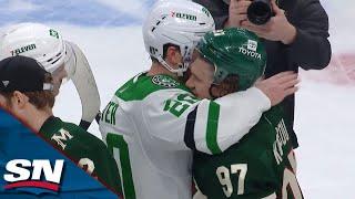 Stars And Wild Exchange Handshakes After Dallas Takes Game 6, Series Win
