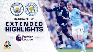Manchester City v. Leicester City | PREMIER LEAGUE HIGHLIGHTS | 4/15/2023 | NBC Sports