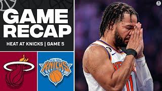 2023 NBA Playoffs: Knicks STAVE OFF ELIMINATION With Game 5 Win Over Heat | CBS Sports