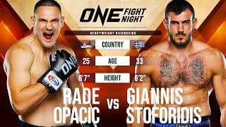 Kickboxing Giants COLLIDE  Rade Opacic vs. Giannis Stoforidis