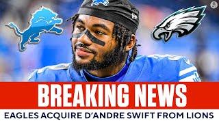 Eagles ACQUIRE RB D'Andre Swift From Lions I CBS Sports I 2023 NFL Draft