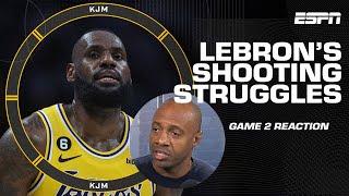 LeBron is in a SHOOTING SLUMP, HE'S TIRED! - JWill on the Lakers going down 2-0 to the Nuggets | KJM