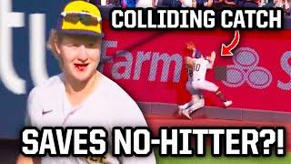 Sal Frelick saves no-hitter with colliding catch, a breakdown