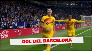 GOLAZO! Lewandowski abre el marcador para el Barcelona 0-1 ante Espanyol | La Liga