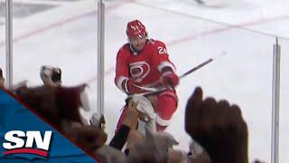 Hurricanes' Seth Jarvis Blows By Devils' Defence And Roofs Puck On Schmid For Electrifying Goal