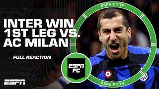 FULL REACTION  AC Milan falls to Inter in their Champions League 1st leg matchup  | ESPN FC