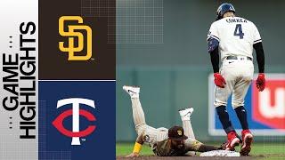 Padres vs. Twins Game Highlights (5/10/23) | MLB Highlights