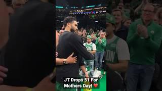 Jayson Tatum Dedicates His 51-PT Performance To His Mother For Mother’s Day! ️| #Shorts