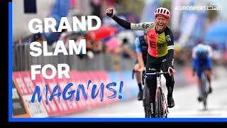Magnus Cort Completes Grand Tour Grand Slam After Stage 10 Giro d'Italia Win!  | Eurosport
