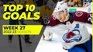 Must-See NHL Goals of Week 27 | MacKinnon, Orlov, Hughes | 2022-23 Season