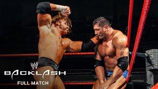 FULL MATCH – Batista vs. Triple H – World Heavyweight Title Match: WWE Backlash 2005