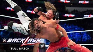 FULL MATCH — AJ Styles vs. Shinsuke Nakamura – No Disqualification Title Match: WWE Backlash 2018