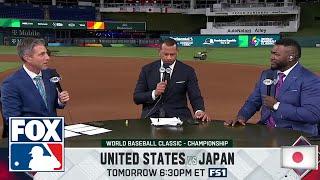 USA vs. Japan preview: 'MLB on FOX' crew discusses the World Baseball Classic Championship