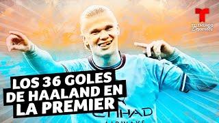 Erling Haaland: Sus 36 goles para ganar la Bota de Oro de la Premier League | Telemundo Deportes