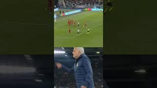 Mourinho's reactions are unique  #shorts #RomaUdinese