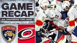 NHL Eastern Conference Final: Panthers DEFEAT Hurricanes in 4th OVERTIME [Game 1 Recap] | CBS Sports