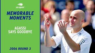 Emotional Andre Agassi Retires from Tennis