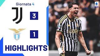 Juventus-Lazio 3-1 | Vlahovic fa volare i Bianconeri: Gol e Highlights | Serie A TIM 2023/24