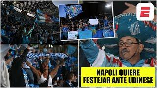 UDINESE vs NAPOLI Los aficionados del Napoli SE ADUEÑAN del estadio de la Udinese | Serie A