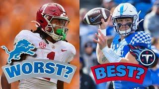 The 5 ABSOLUTE WORST Picks from the 2023 NFL Draft... and the 5 GREATEST