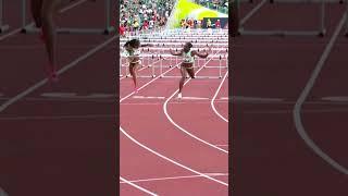 Mother of 3 Nia Ali storms to US 100m hurdles title  #athletics #hurdles #mother #usa #america