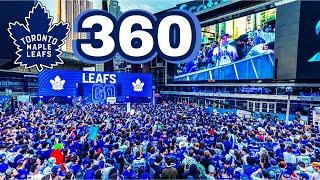 360 VR Experience Of Leafs Round 1 Series Win Inside Maple Leaf Square